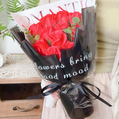 Un buon prezzo. Moderno regalo per la Festa della Madre per l'ambiente Sapone fatto a mano Fiore Bouquet Rose Carneali per nozze Negozio di arredamento domestico in linea