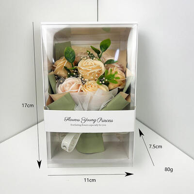 Un buon prezzo. Fabbricazione a mano Tanabata Rosa Eterna Sapone Fiore Bouquet Scatola regalo 17×12×5 cm Sapone artigianale Regalo floreale per San Valentino Nozze Regalo per le vacanze in linea