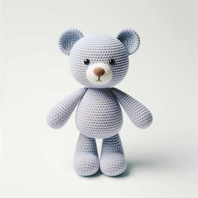 Un buon prezzo. Amigurumi orso all'incrocio fatto a mano bambola all'incrocio bambino orso di peluche morbido giocattolo per bambini in linea