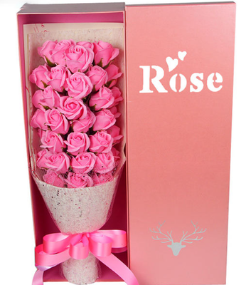 Un buon prezzo. Fabbrica regalo San Valentino Outlet 33 Sapone rosa multicolore Bouquet di fiori per regali Fiori artificiali Decorazione domestica in linea