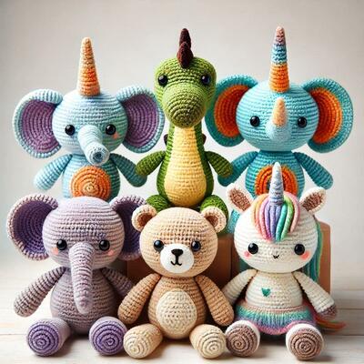 Un buon prezzo. Regalo del bambino del giocattolo dell'uncinetto della bambola dell'animale farcito fatto a mano su misura sveglio all'ingrosso dell'OEM in linea