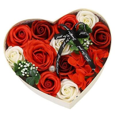 Un buon prezzo. Vendita all'ingrosso Sapone artigianale per San Valentino Regalo in bullo Logo personalizzato Imballaggio Sapone regalo con scelta di colori in linea