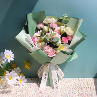 Un buon prezzo. Vendita calda Medium Size Manifattura Rosa Sapone Fiore Bouquet Finito Bouquet regalo Per San Valentino compleanno Giorno dell'insegnante Qixi Festival Presente in linea