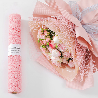 Un buon prezzo. Rotolo impermeabile 50cm*5Y della carta di Mesh Eco Friendly Florist Wrapping del ragno in linea