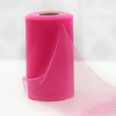 Un buon prezzo. Poliestere normale Tulle molle Rolls del modello del bollo 100 yarde del materiale dell'organza in linea