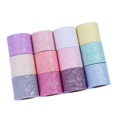 Un buon prezzo. Tessuto timbrato caldo 100% dell'organza del poliestere di Dots Tutu Tulle Roll 10gsm in linea