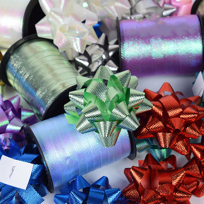 Buon prezzo Multi colorati impermeabilizzano il rotolo d'arricciatura del nastro per lo spostamento di regalo in linea