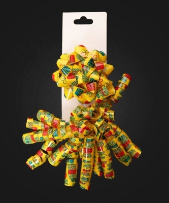 Un buon prezzo. arco riccio del regalo del nastro di regalo di giorno di celebrazione di 10mm del nastro decorativo dell'involucro in linea