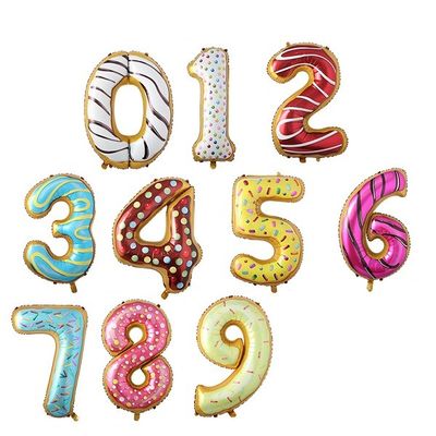 Un buon prezzo. Palloncini a forma di numero in foil da 32 pollici per festa di compleanno in linea