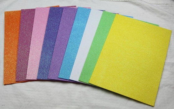 EVA Foam iridescente variopinta 2MM su ordinazione, Goma EVA Glitter For Handicraft